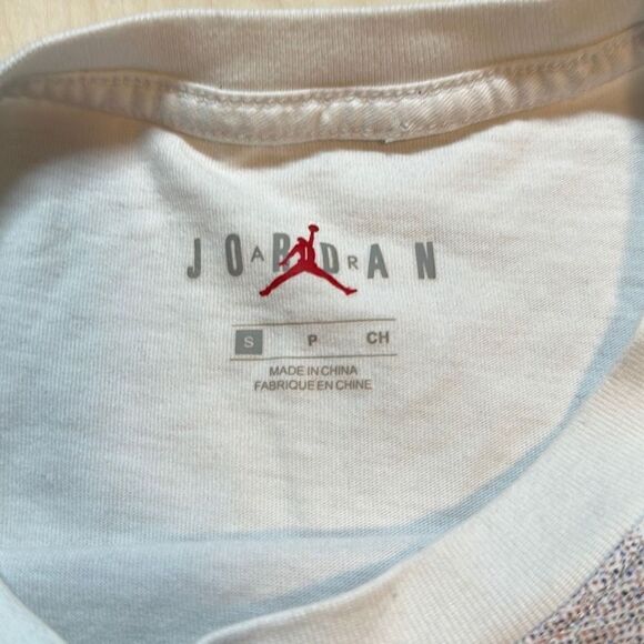 NIKE AIR JORDAN 1 BANNED CAMPAIGN T-SHIRT TEE S SMALL MENS CZ1681-100 - Picture 4 of 5